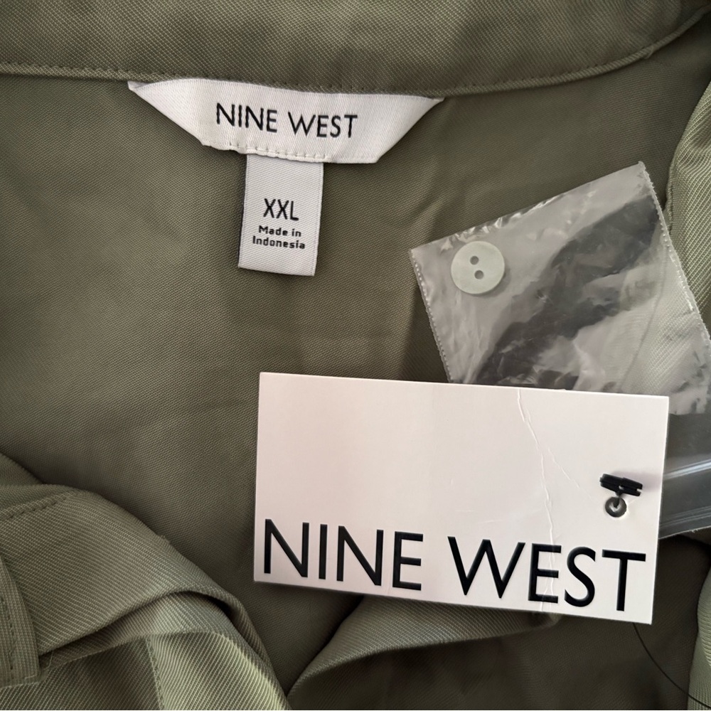 Nine West Olive Green Jumpsuit - Picture 6 of 7